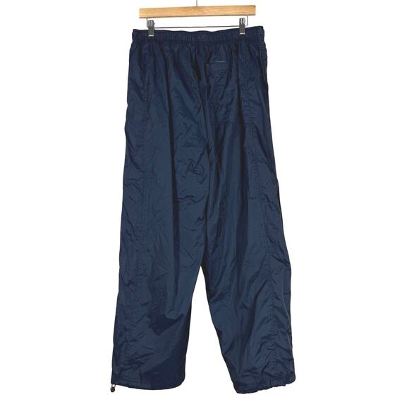 Vintage 1990s Nike Windbreaker Pants Mens L Blue Sporty Techwear Gorpcore Retro - Picture 4 of 6